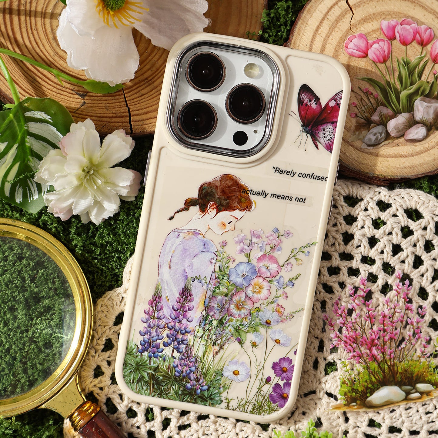 40pcs Floral Theme Sticker