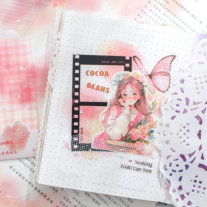 Watercolor Decorative Base Stickers