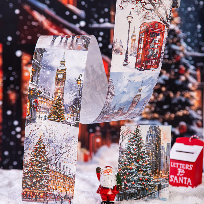 Christmas City Theme Washi Tape