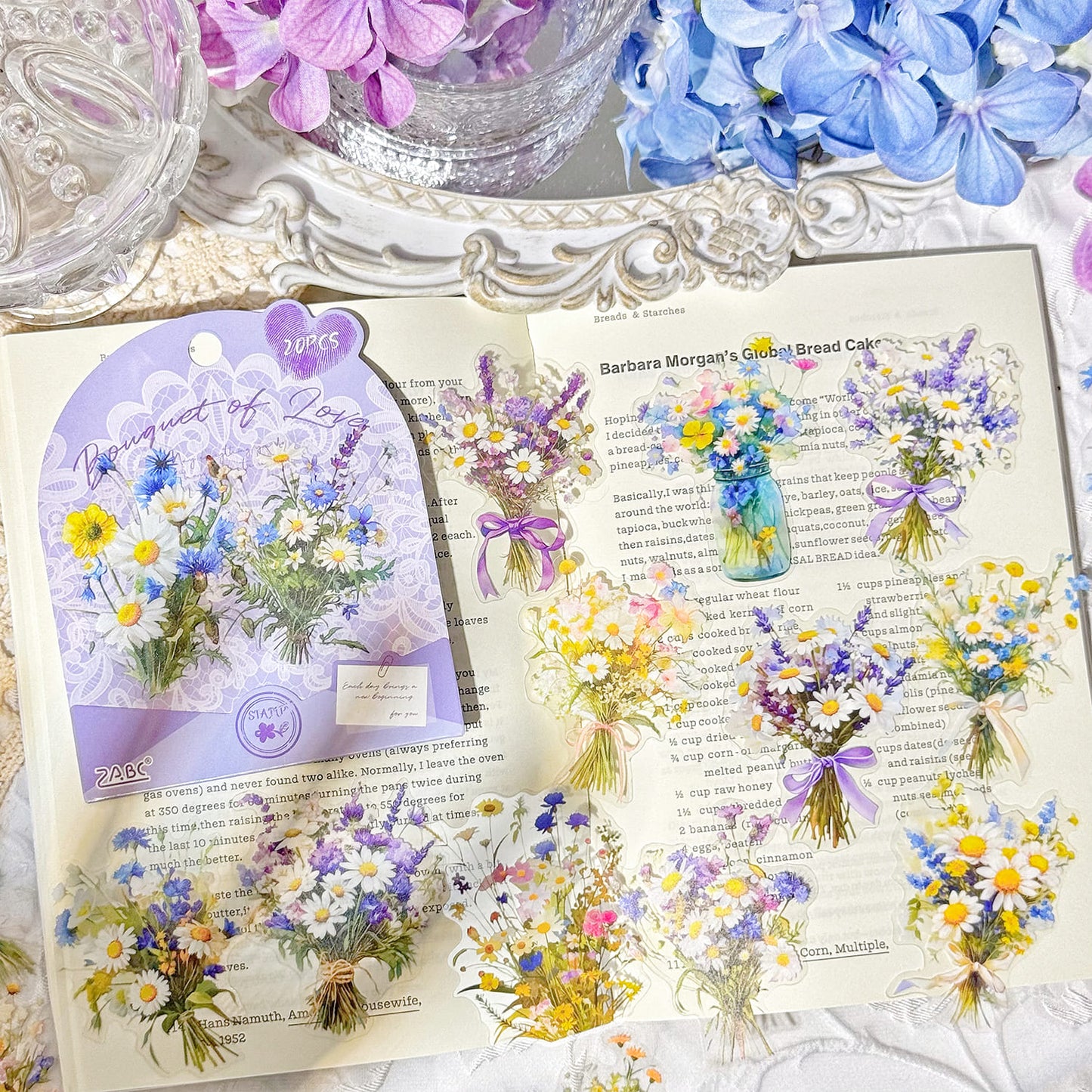 Bouquet PET Stickers