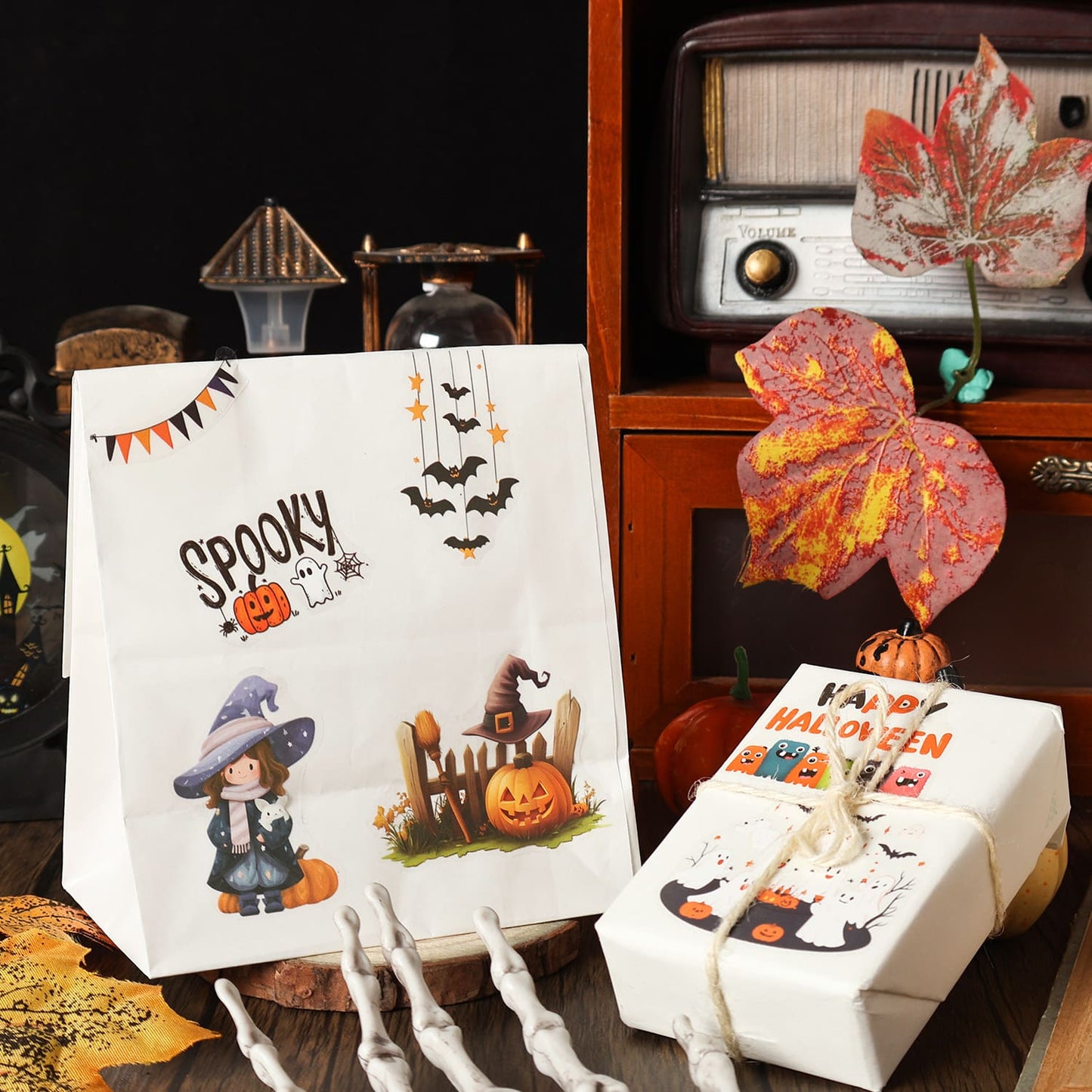 Die-cut Halloween Sticker Book