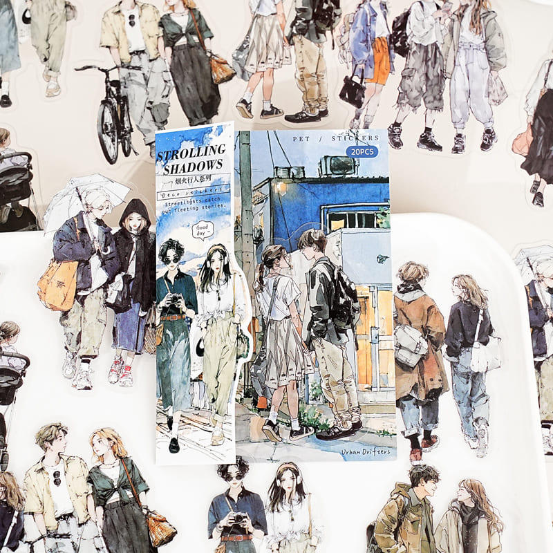 Street Walkers PET Sticker Pack