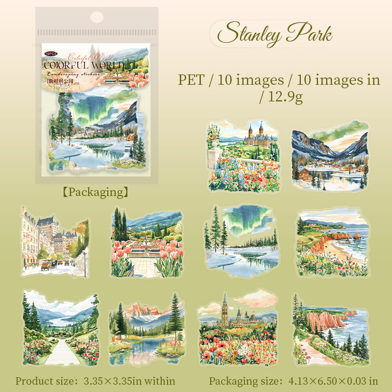 City-themed Stickers