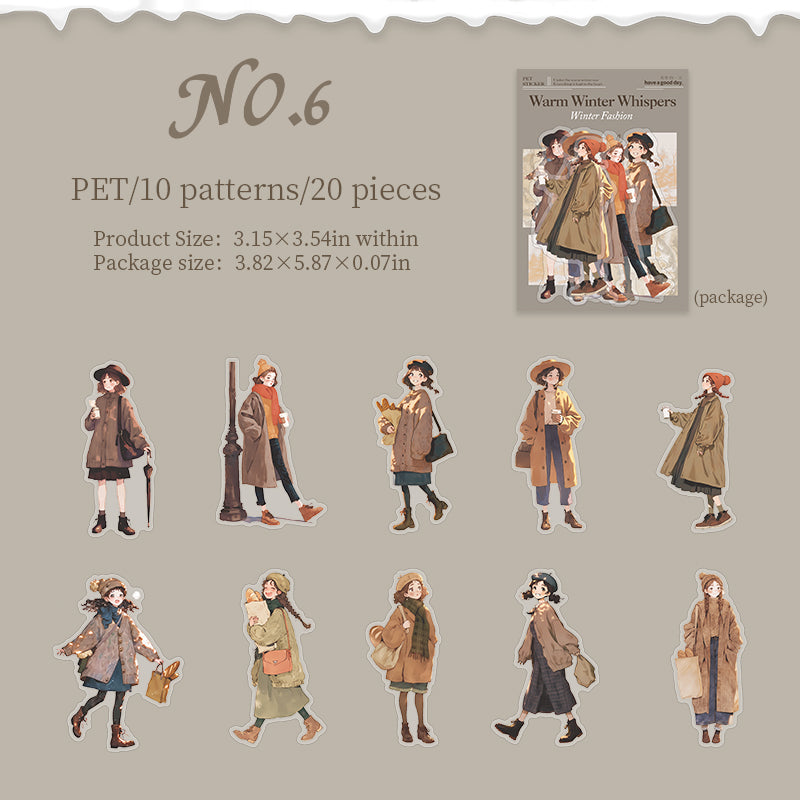 Winter Characters Sticker Pack