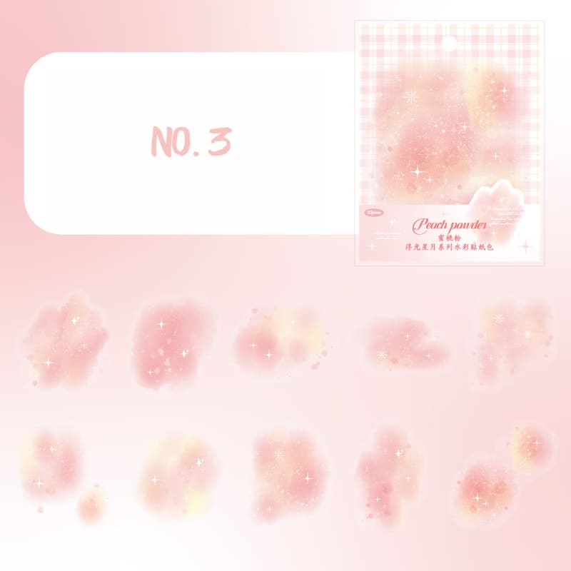 Watercolor Decorative Base Stickers