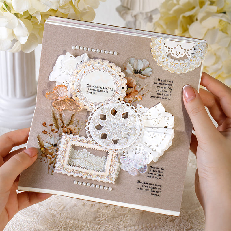 Vintage Lace Border Stickers