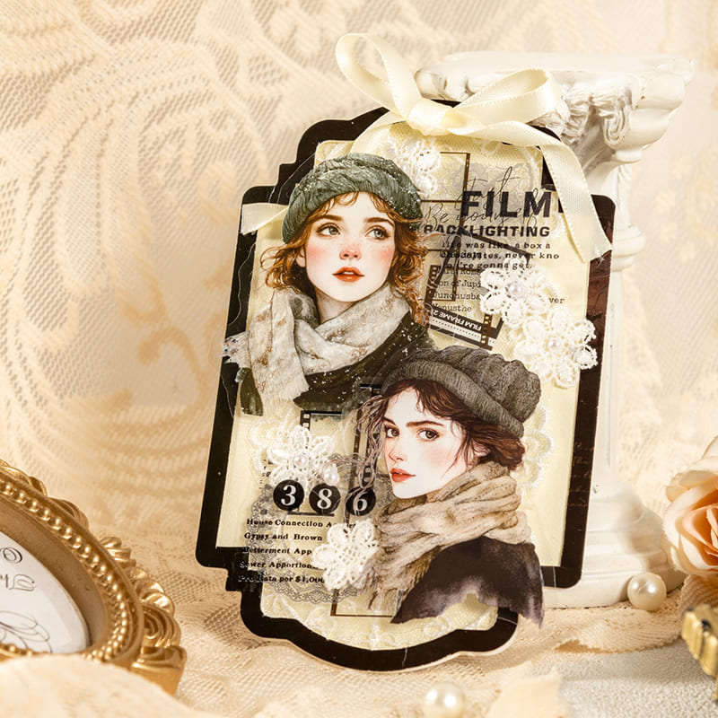 20 PCS Elegant Figures Series Stickers