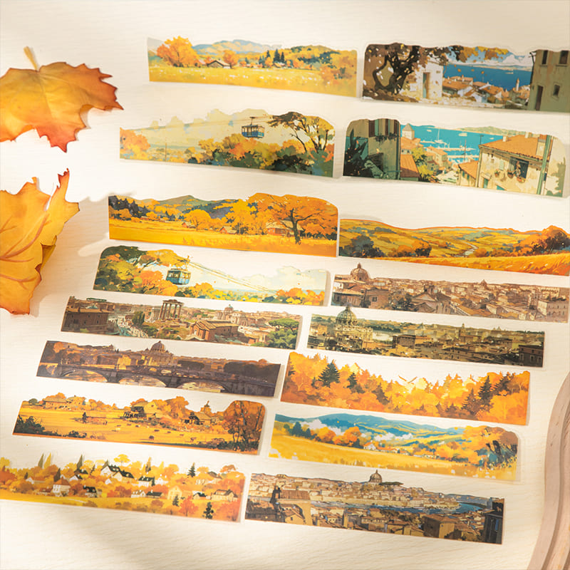Nature Scenery Long Strip Stickers