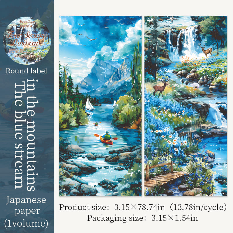 Four Seasons Series Large Washi Tape