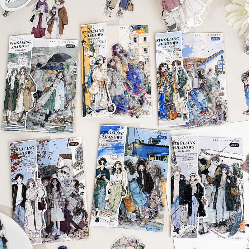 Street Walkers PET Sticker Pack