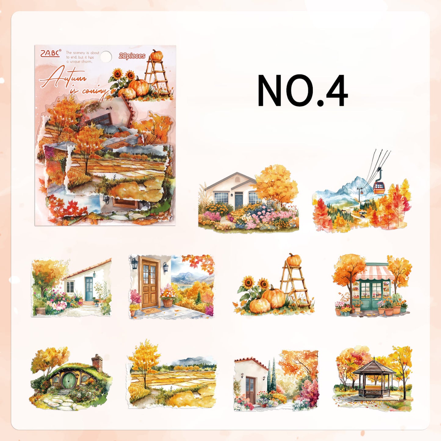 Scenery Theme Stickers