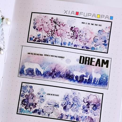 10PCS Line Washi Tape