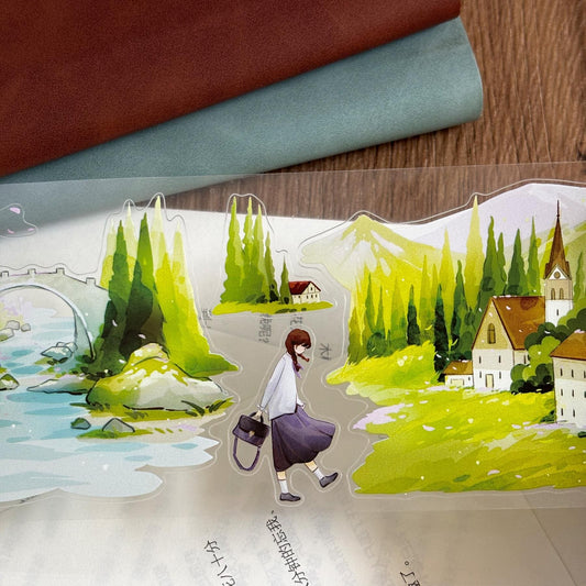 7cm*104cm Pastoral Style One Cycle Tape(Die-Cutting)