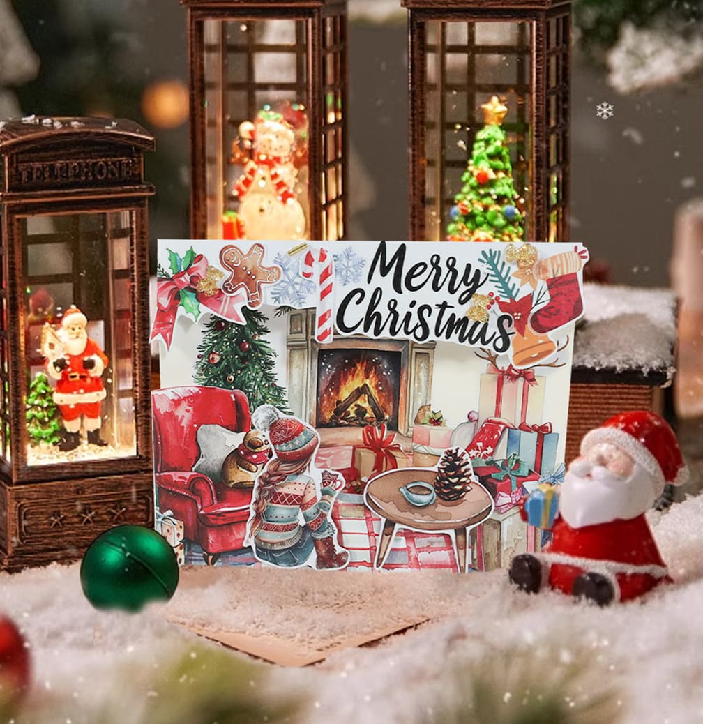Christmas-Themed Sticker Book