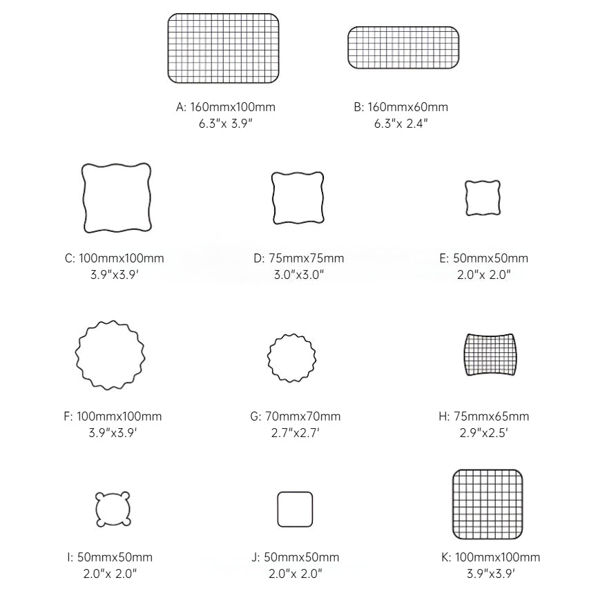 Acrylic Transparent Stamp Handle