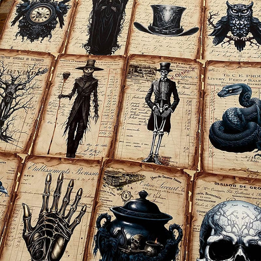 Vintage Eclectic Scrapbook Paper