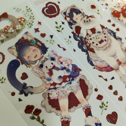 Cute Girl One Cycle PET Tape