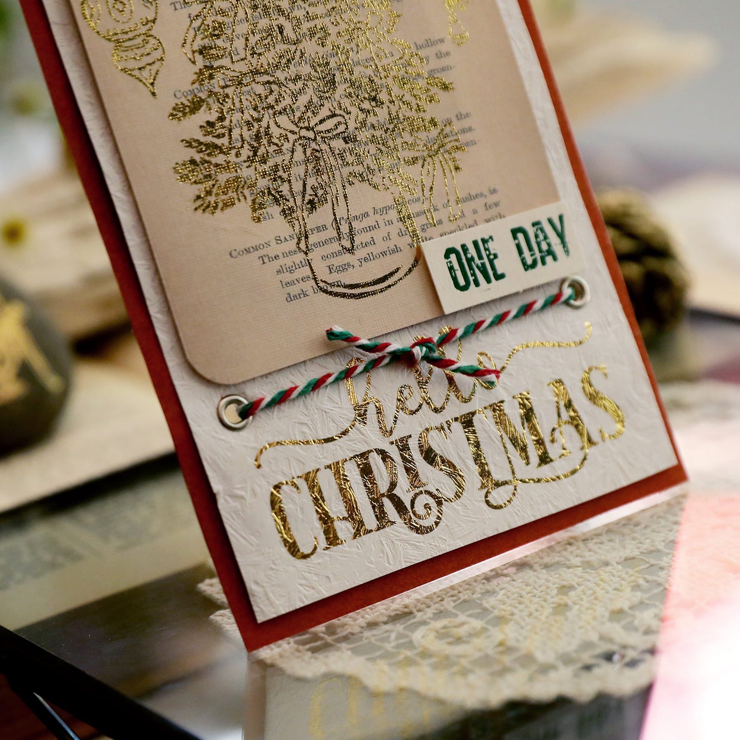 Christmas Themed Foil Transfer Stickers