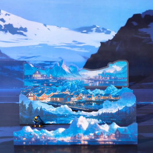 Nature Scenery Long Strip  Stickers