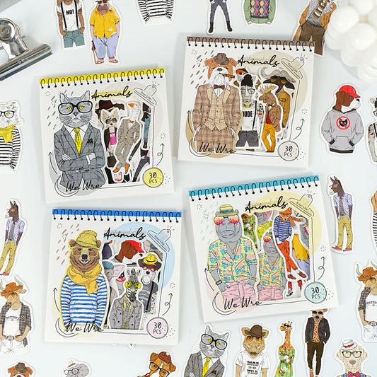 Anthropomorphic Animal Stickers