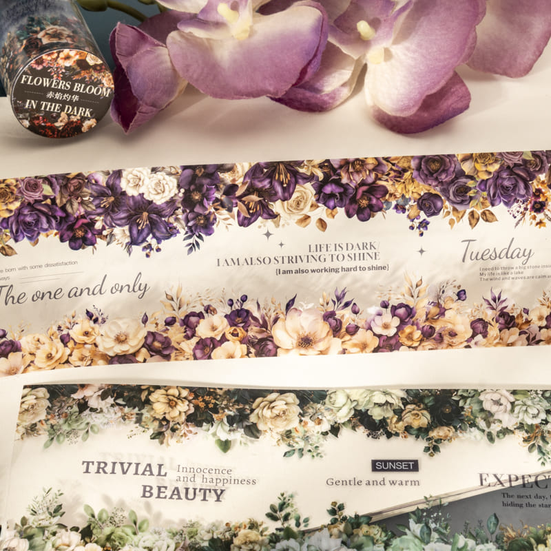 Dark Bloom Series PET Tape