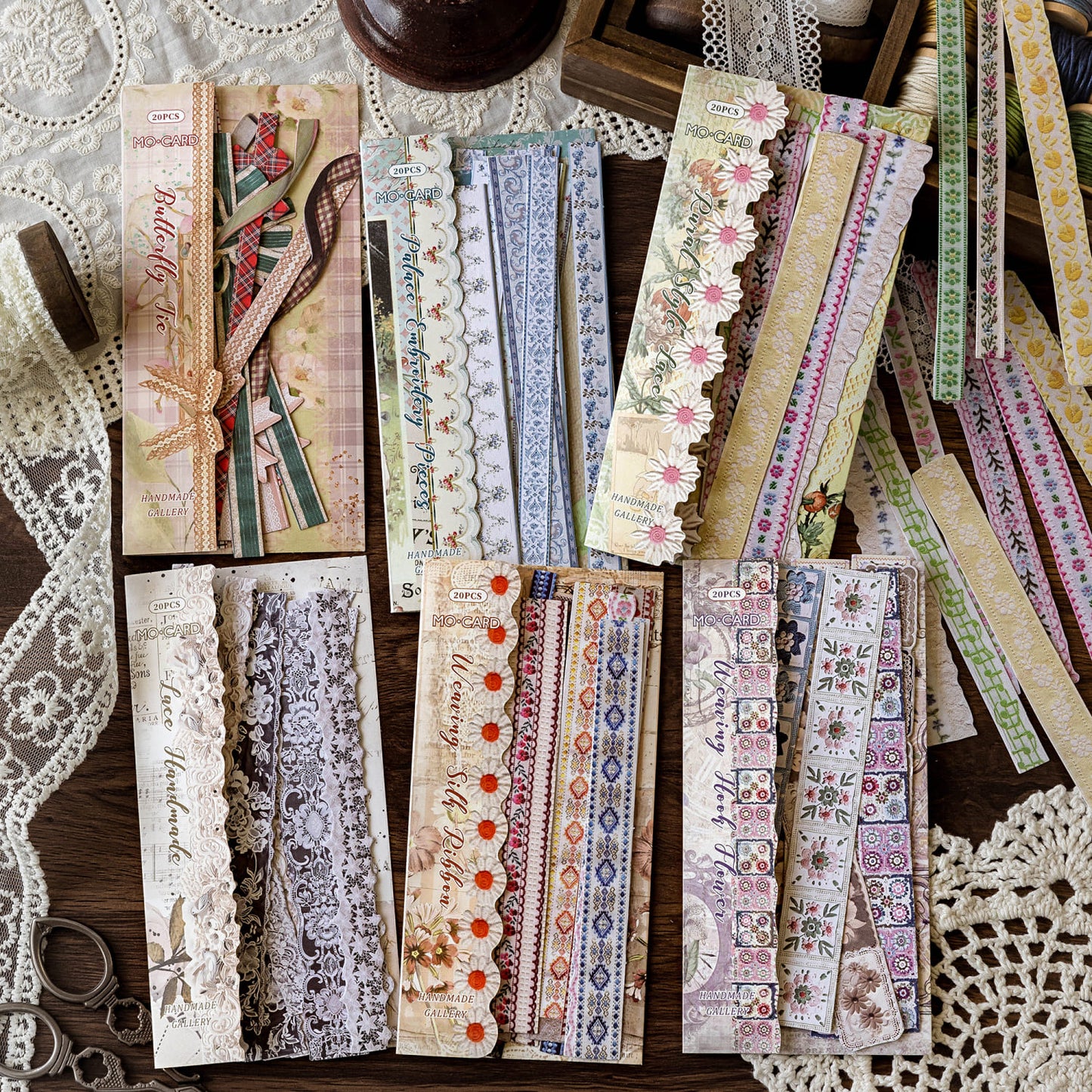 Long strip hard card stickers