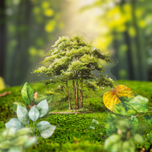 50PCS Seasonal Trees Sticker Pack