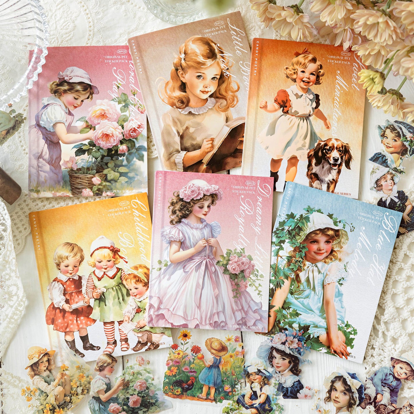 Vintage Kids Sticker Pack