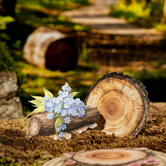 Wood Grain Series Stickers