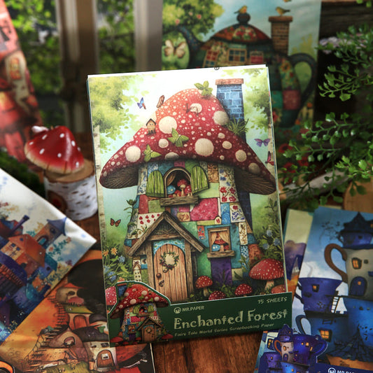 Fairy Tale Theme Scrapbook Paper