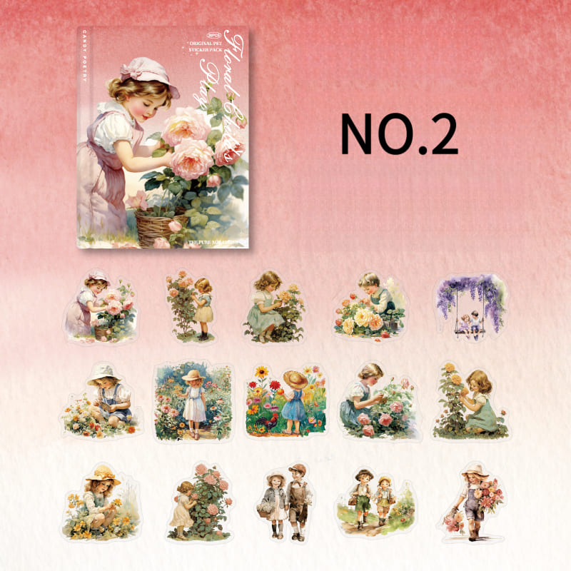 Vintage Kids Sticker Pack