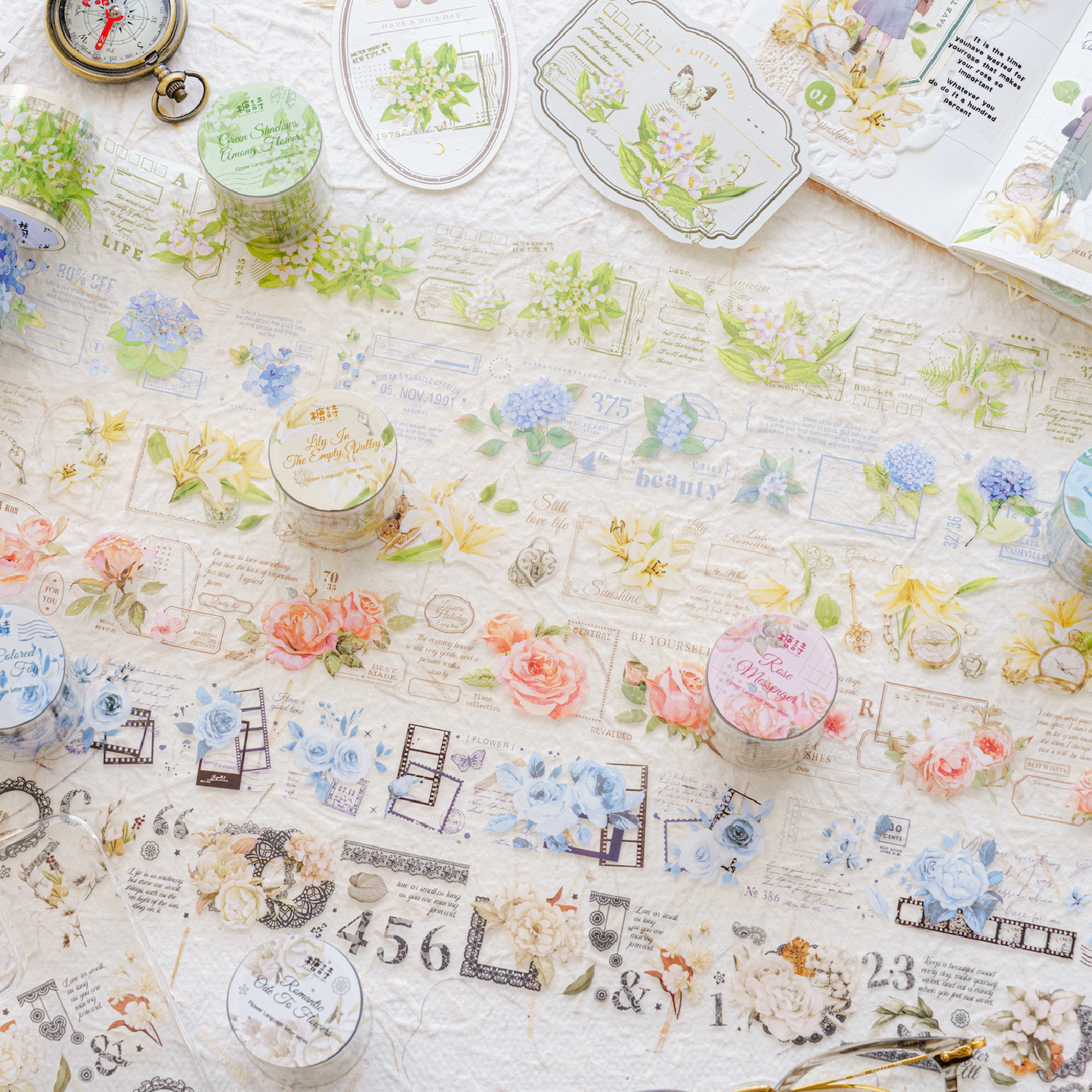 Floral Series PET Tape