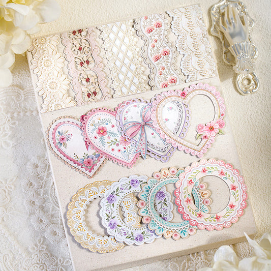 Vintage Lace Border Stickers
