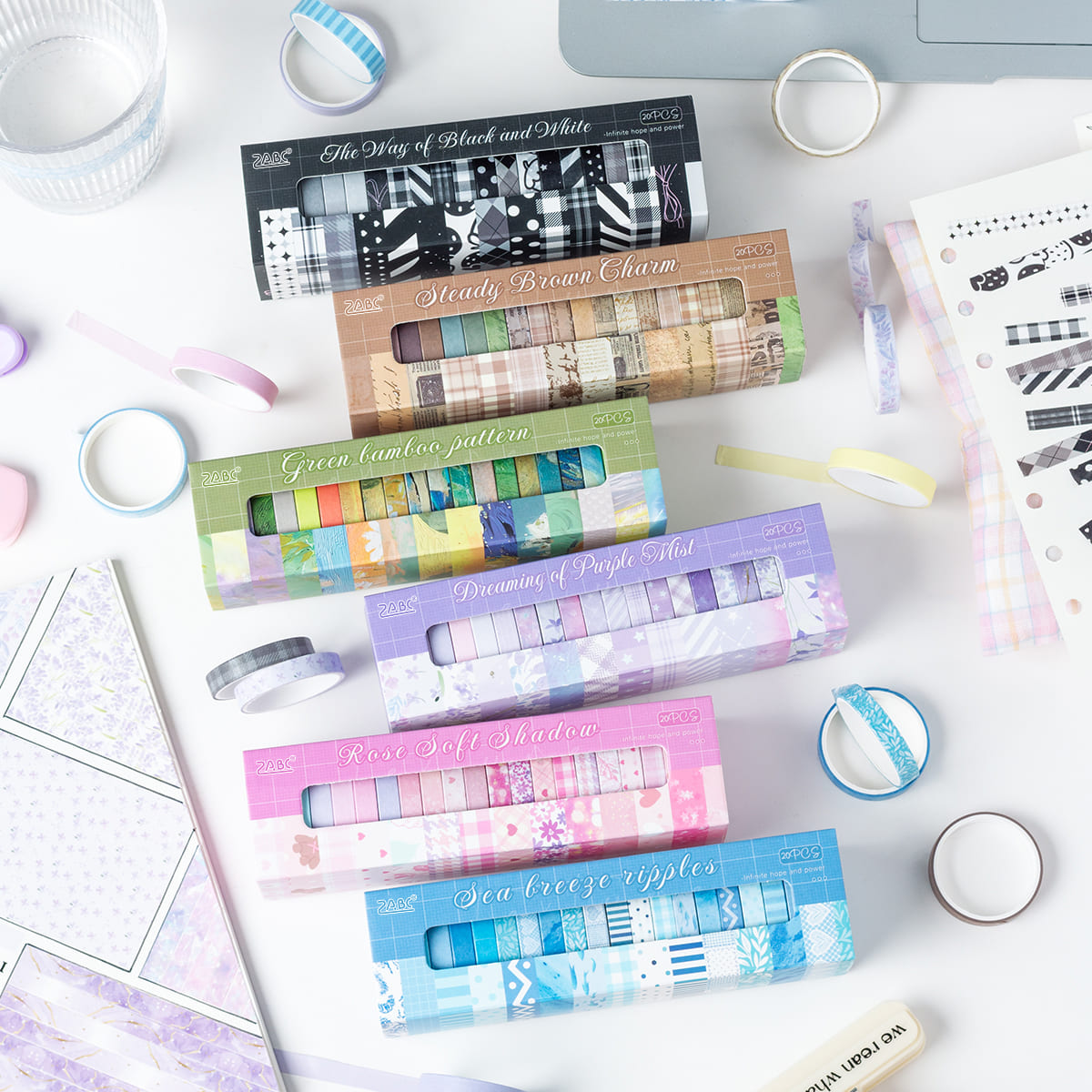 20 Rolls Washi Tape