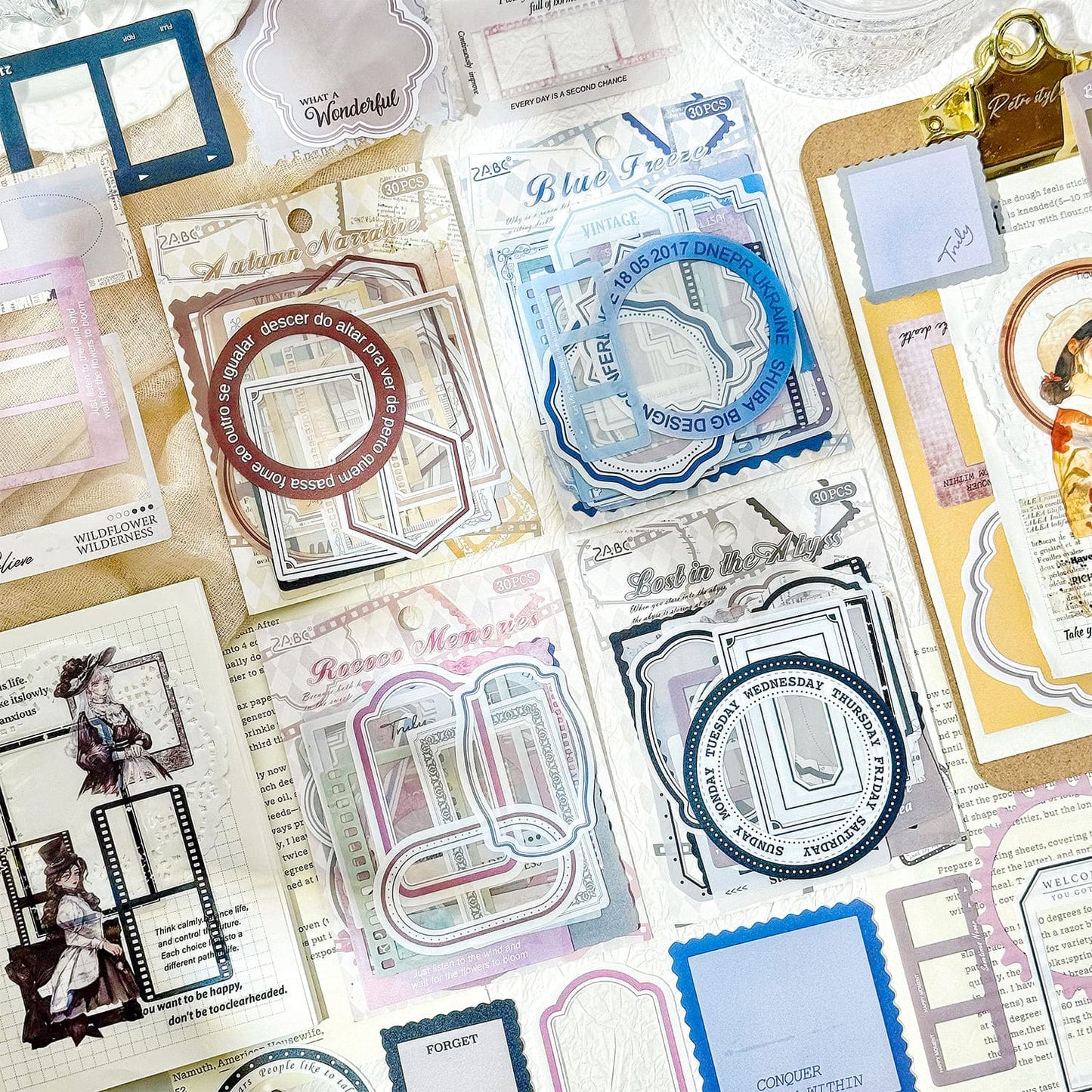 Label Border Sticker Pack