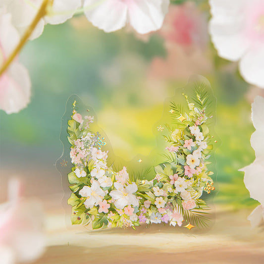 Flower Frame Theme Sticker Pack