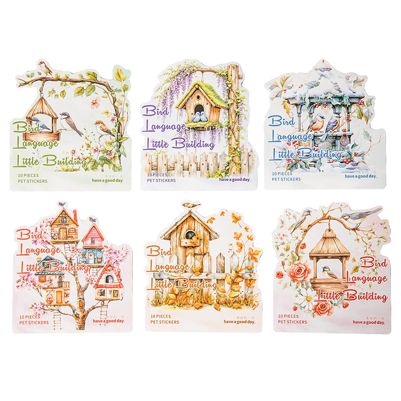 Bird Nest Scenery Stickers