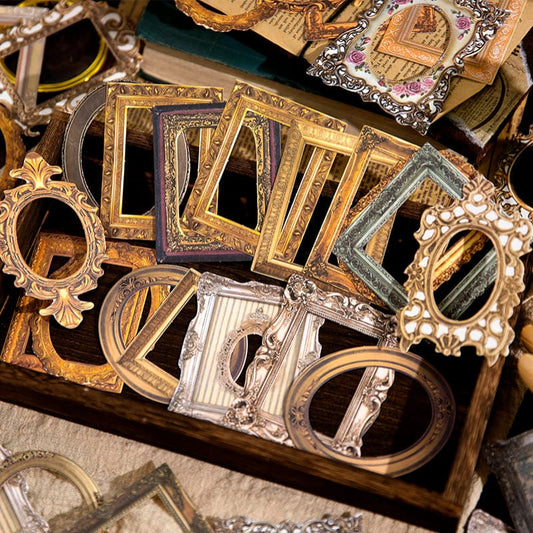 Vintage Art Series Border Collage Cards