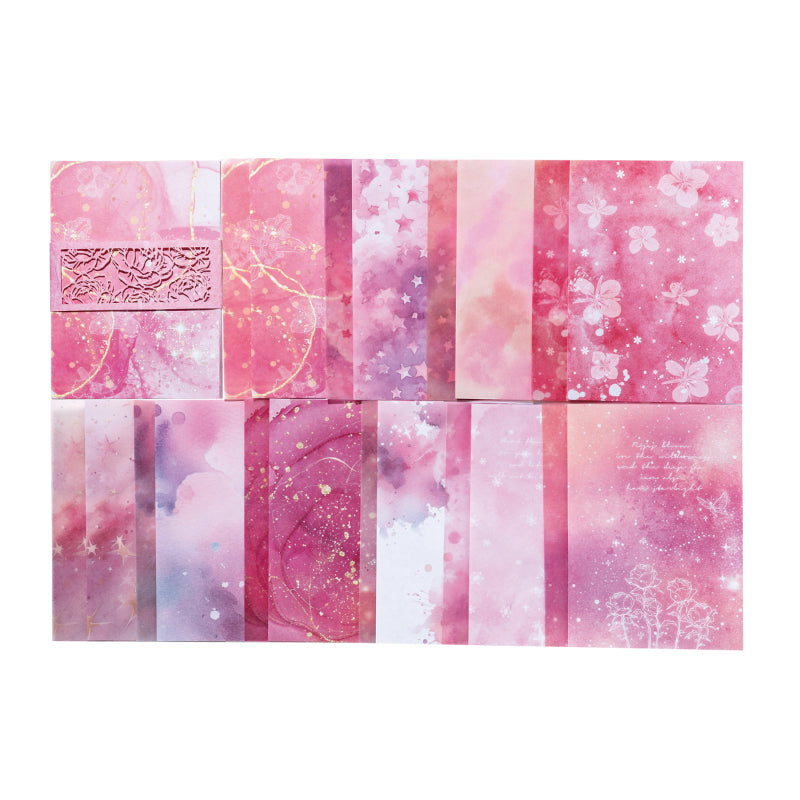 Colorful Bleeding Series Scrapbook Paper