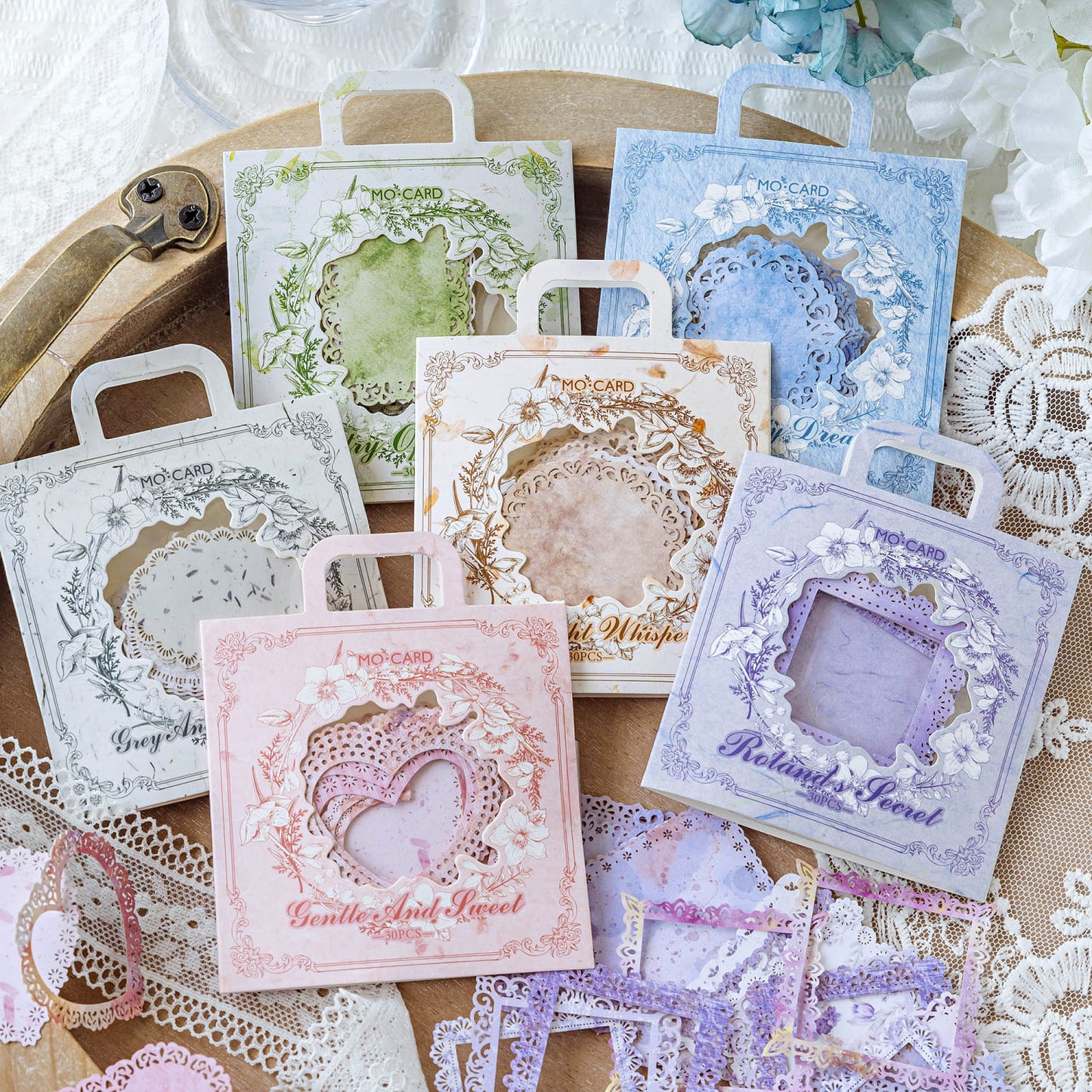 Lace Series Hollow Frame Material Pack