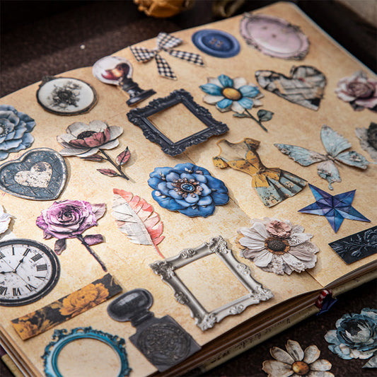 Vintage Junk Journal Stickers Pack