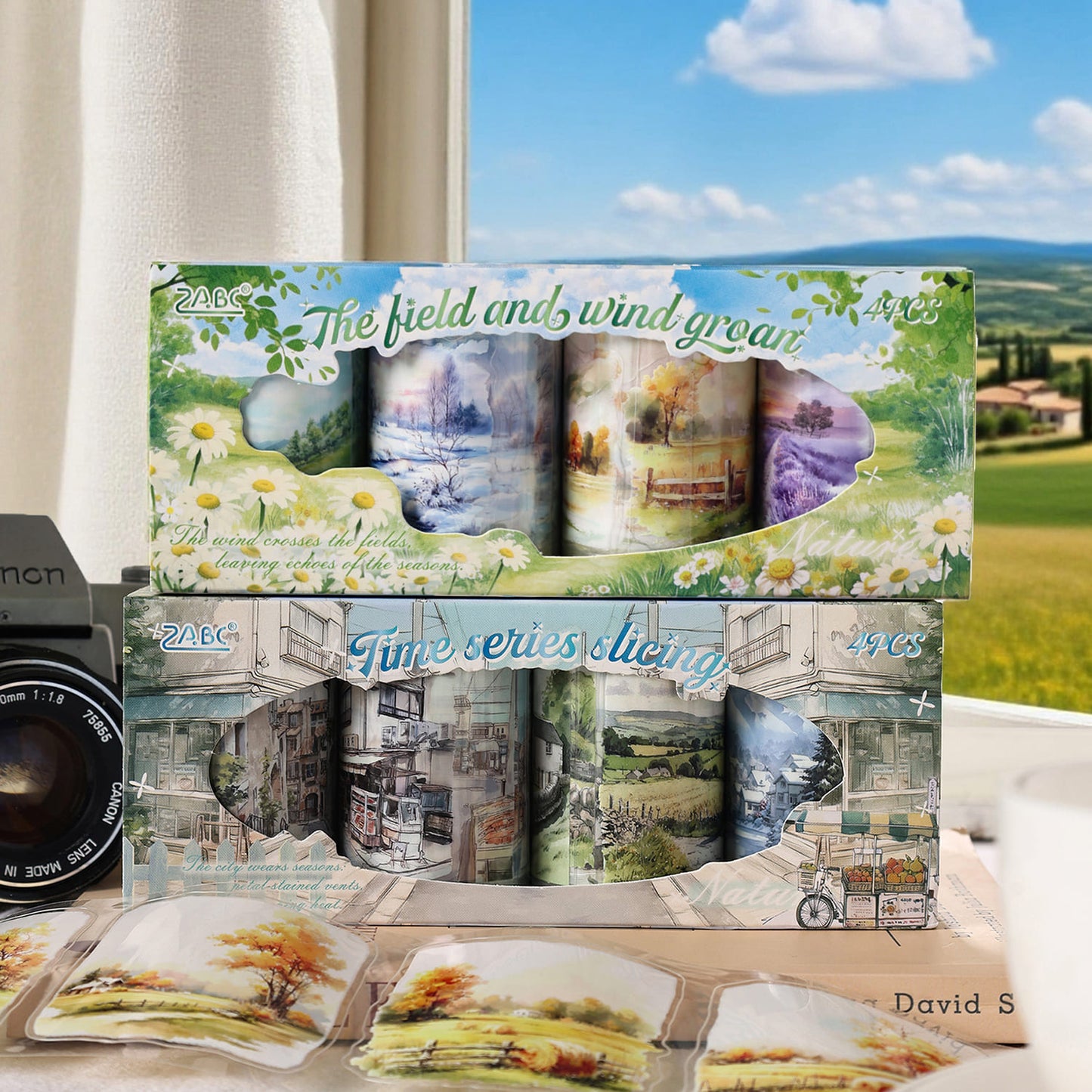Scenic Die-Cut PET Tape Set