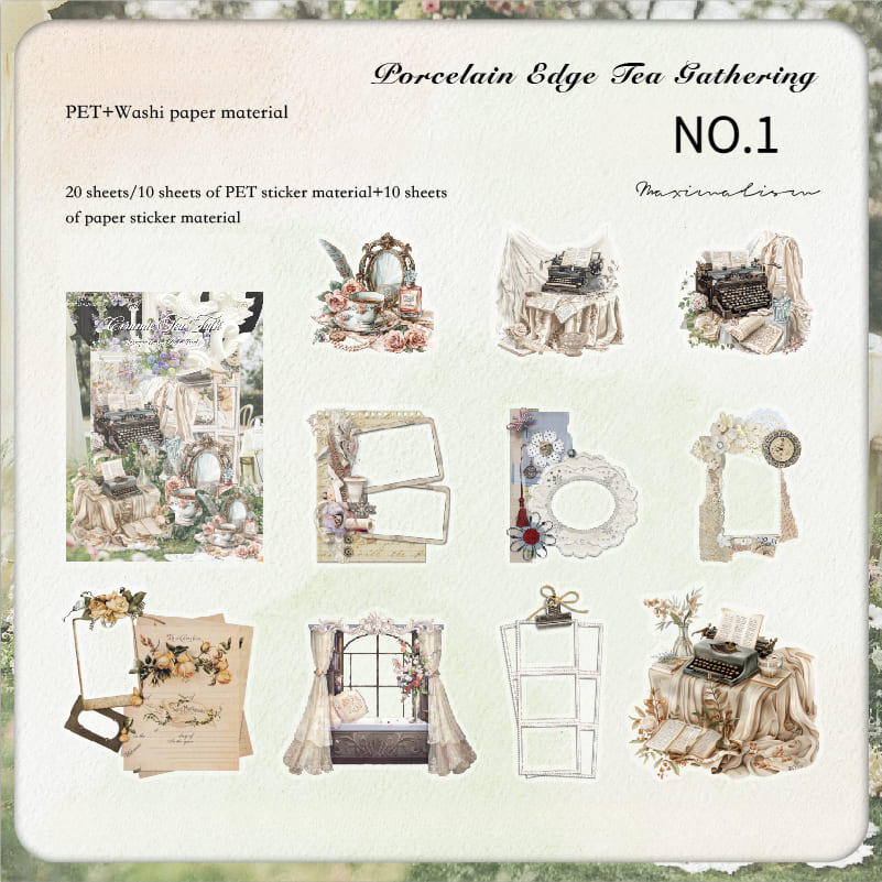 20PCS Scene Sticker Packs