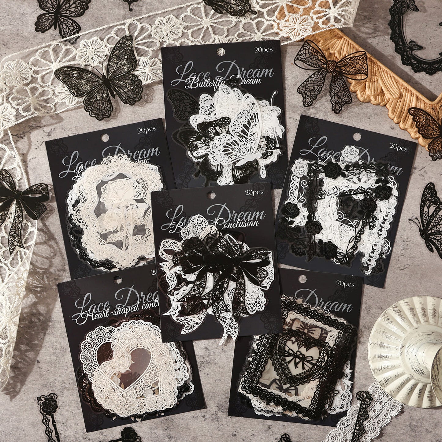 Lace Theme Sticker Pack