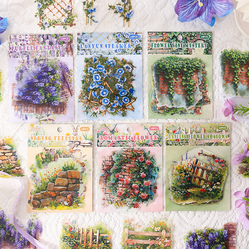 Secret Garden Theme Stickers