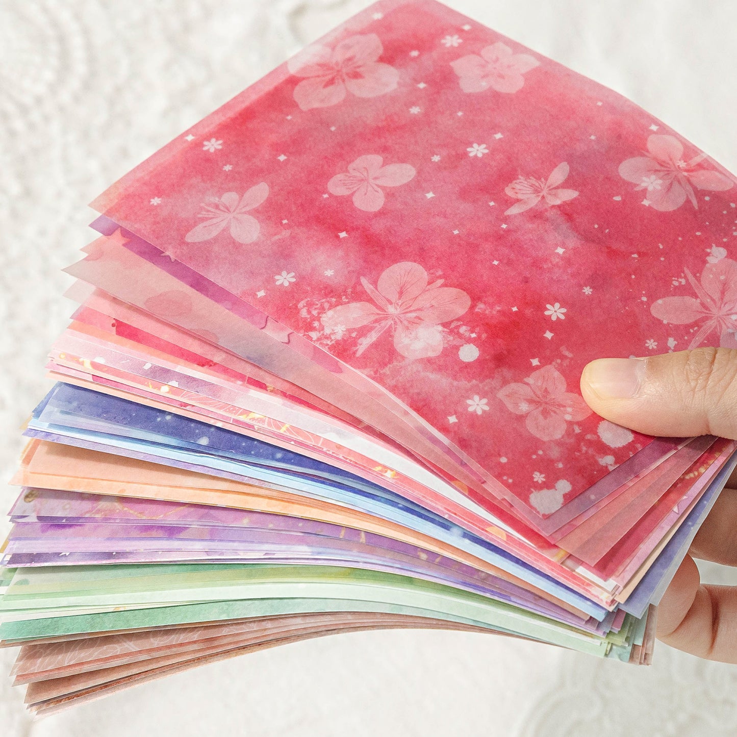 Colorful Bleeding Series Scrapbook Paper