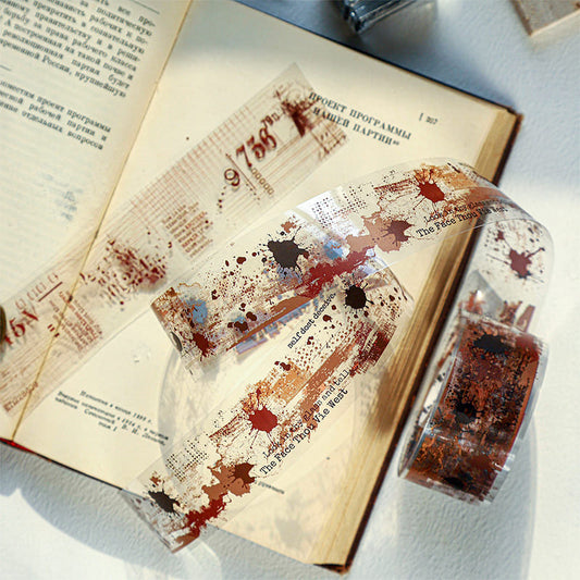 Mottled Ephemera Style PET Tape