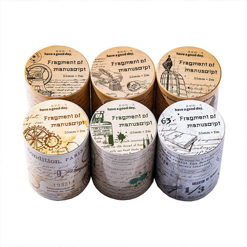 Vintage Manuscript Washi Tape