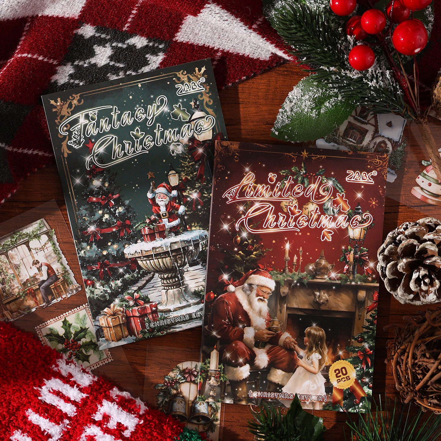 Die-cut Christmas Sticker Book