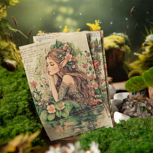 30PCS Fairy Tale Theme Material Paper